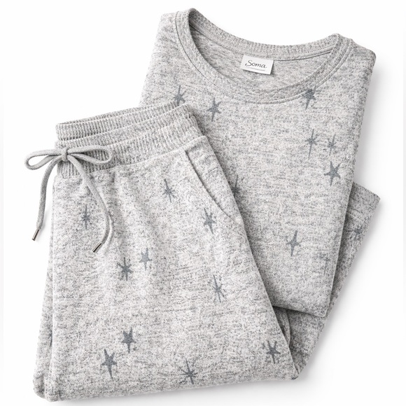 Soma Other - Soma Gray Star Pajama Set